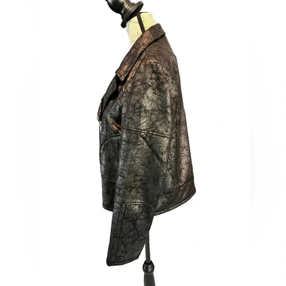 APNY vegan leather moto jacket, new without tags